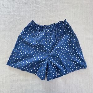 Uniqlo Navy Polka Dot Shorts EUC 9/10
